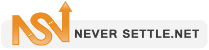 never settle net logo